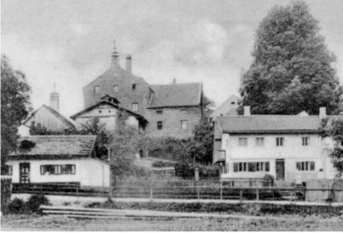 Franzbräu-Stöttnerbräu am Turnhalleberg (ursprünglicher Standort der Brauerei); Quelle: Archiv Markt Velden