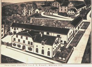 Brauerei Obereisenbuchner ca. 1901; Bildquelle: Heimatverein Velden