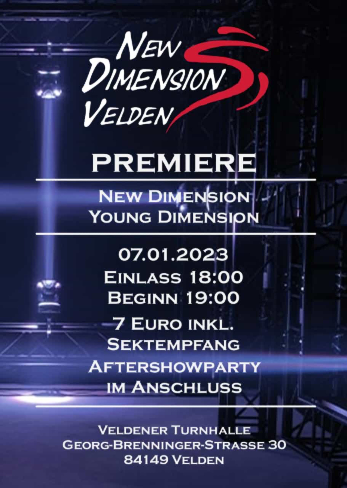 VA-Plakat New Dimension Prmiere