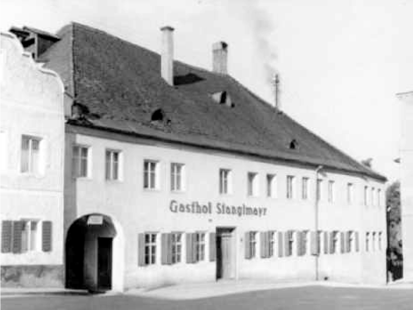Historische Aufnahme vom Gasthaus Stanglmayr, Quelle: Archiv Markt Velden